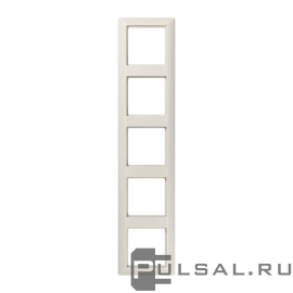 Рамка
AS 500,  5 постов,   цвет - слоновая кость,  вертикальная,  горизонтальная,  пластмасса,  AS585,  AS 585,  JUNG
 - PULSAL.RU