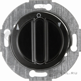 Жалюзийный поворотный выключатель
1930,  Glas,  без фиксации,  без подсветки,   цвет - черный глянцевый,  пластмасса,  381113,  3811 13,  Berker
 - PULSAL.RU