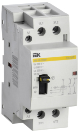 Контактор модульный с ручным управлением KARAT, 2НО, 40А, 220В AC, MKK12-40-20, IEK - PULSAL.RU