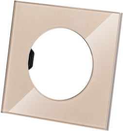 Рамка
Байкал,  1 пост,   цвет - шампань стекло,  вертикальная,  горизонтальная,  стекло,  SQ1819-0502,  TDM
 - PULSAL.RU