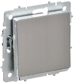 Кнопка Н.О.
BRITE,  одноклавишный,   цвет - никель,  металл,  BR-V14-0-10-M-K23,  IEK
 - PULSAL.RU