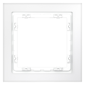 Рамкa
S70,  1 пост,   цвет - белое матовое стекло,  вертикальная,  горизонтальная,  стекло,  VLS110102,  Voltum
 - PULSAL.RU