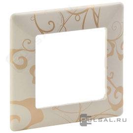 Рамка
Valena Life,  1 пост,   цвет - ампир бежевый,  вертикальная,  горизонтальная,  пластмасса,  754111,  7 541 11,  Legrand
 - PULSAL.RU