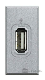 Розетка USB
Axolute,  Axolute AIR,  USB данные,  одинарная,   цвет - алюминий,  пластмасса,  HC4285,  BTicino
 - PULSAL.RU
