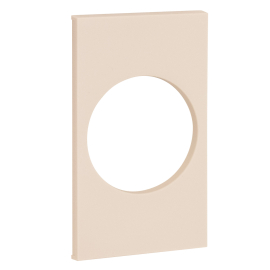 Лицевая панель для розетки
Soft Touch,  со шторками,  с заземлением,  одинарная,   цвет - песочный матовый,  пластмасса,  AM04,  MEITON
 - PULSAL.RU