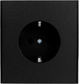 Розетка
Miele Strong,  со шторками,  с заземлением,  одинарная,  винтовые клеммы,   цвет - антрацит,  пластмасса,  KR-78-0701-5,  Kranz
 - PULSAL.RU