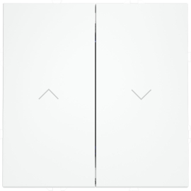 Выключатель для жалюзи
S70,  без фиксации,  без подсветки,   цвет - белый матовый,  пластмасса,  VLS020702,  Voltum
 - PULSAL.RU