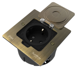 Лючок MultiDesk с розеткой и монтажной коробкой для стены, фальшпола, стола
MultiDesk,  W45,  напольная,  для сплошных стен,  для столов и мебели,  для полых стен и гипрока,  1 пост,   цвет - латунь античная,  металл,  IP 44,  MDK21102BA,  Systeme Electric
 - PULSAL.RU