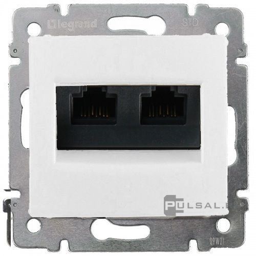 Розетка компьютерная RJ45 Cat.6 (UTP) с монтажными лапками
Valena,  двойная,   цвет - белый,  пластмасса,  774247,  7 742 47,  Legrand
 - PULSAL.RU Розетка компьютерная RJ45 Cat.6 (UTP) с монтажными лапками
Valena,  двойная,   цвет - белый,  пластмасса,  774247,  7 742 47,  Legrand
 - PULSAL.RU