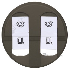 Лицевая панель
Celiane,  двойная,   цвет - графит,  пластмасса,  067952,  0 679 52,  Legrand
 - PULSAL.RU