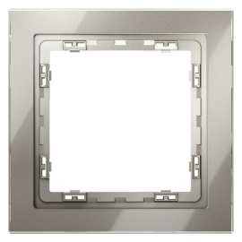 Рамкa
S70,  1 пост,   цвет - шелк стекло,  вертикальная,  горизонтальная,  стекло,  VLS110104,  Voltum
 - PULSAL.RU