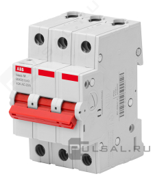 Выключатель нагрузки (рубильник) 415В Basic M basic M, 3 полюса, 25А, BMD51325, ABB - PULSAL.RU