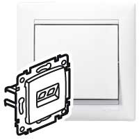 Розетка компьютерная RJ45 Cat.5e (UTP) без монтажных лапок
Valena,  одинарная,   цвет - белый,  пластмасса,  694286,  6 942 86,  Legrand
 - PULSAL.RU Розетка компьютерная RJ45 Cat.5e (UTP) без монтажных лапок
Valena,  одинарная,   цвет - белый,  пластмасса,  694286,  6 942 86,  Legrand
 - PULSAL.RU