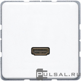 Розетка HDMI
CD 500,  CD plus,   цвет - белый,  пластмасса,  MACD1112WW,  MA CD 1112 WW,  JUNG
 - PULSAL.RU