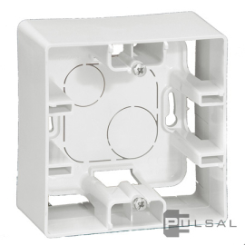 Коробка для накладного монтажа
Etika,   цвет - белый,  пластмасса,  672510,  6 725 10,  Legrand
 - PULSAL.RU