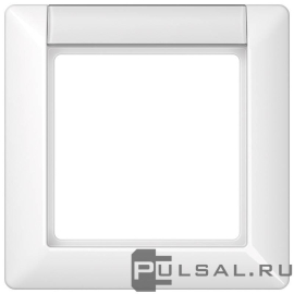 Рамка с полем для надписи
AS 500,  1 пост,   цвет - белый,  вертикальная,  горизонтальная,  пластмасса,  AS581NAWW,  AS 581 NA WW,  JUNG
 - PULSAL.RU