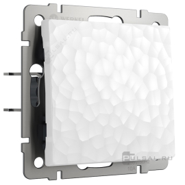 Выключатель
Hammer,  одноклавишный,  без подсветки,   цвет - белый,  пластмасса,  W1210001,  a052026,  Werkel
 - PULSAL.RU