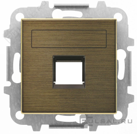 Накладка
SKY,  одинарная,   цвет - латунь античная,  металл,  8518.1 OE,  2CLA851810A1201,  ABB
 - PULSAL.RU