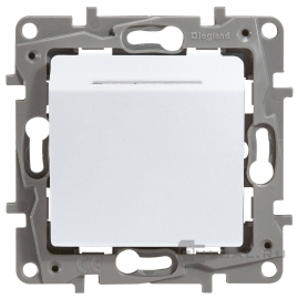 Выключатель карточный
Etika,  с подсветкой,   цвет - белый,  пластмасса,  672293,  6 722 93,  Legrand
 - PULSAL.RU