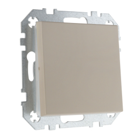 Кнопка Н.О.
Epsilon,  Retro Liregus,  одноклавишный,   цвет - кремовый матовый,  пластмасса,  IIJ1.10-203-01.R/ONC,  29-102,  LIREGUS
 - PULSAL.RU