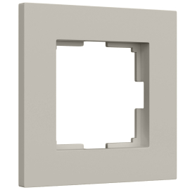 Рамка
Slab,  1 пост,   цвет - дымчатый матовый,  вертикальная,  горизонтальная,  пластмасса,  W0012917,  a071622,  Werkel
 - PULSAL.RU