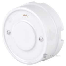 Коробка распределительная
Retro,  для полых стен и гипрока,  для сплошных стен,   цвет - белый,  W6411201,  a051308,  Werkel
 - PULSAL.RU