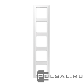 Рамка
AS 500,  5 постов,   цвет - белый,  вертикальная,  горизонтальная,  пластмасса,  AS585WW,  AS 585 WW,  JUNG
 - PULSAL.RU