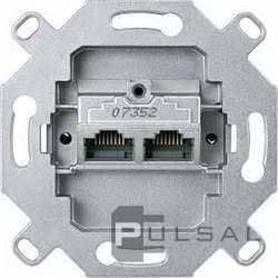 Механизм розетки компьютерной RJ45 Cat.6 (UTP) (наклонный ввод)
M-Smart,  M-Plan,  M-Elegance,  M-Pure,  M-Pure Decor,  Antique,  Artec,  D-Life,  двойная,  MTN465706,  MEG465706,  Merten
 - PULSAL.RU