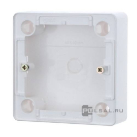 Коробка для накладного монтажа глуб 26 мм для выключателей/переключателей
Cariva,   цвет - белый,  пластмасса,  773696,  7 736 96,  Legrand
 - PULSAL.RU
