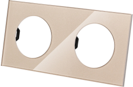 Рамка
Байкал,  2 поста,   цвет - шампань стекло,  вертикальная,  горизонтальная,  стекло,  SQ1819-0503,  TDM
 - PULSAL.RU