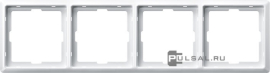 Рамка
Artec,  4 поста,   цвет - полярно-белый,  вертикальная,  горизонтальная,  пластмасса,  MTN481419,  MEG481419,  Merten
 - PULSAL.RU