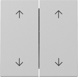 Клавиша двойная со стрелками вверх-вниз (для двух приводов штор) (новое поколение)
Studio,  Standard 55,  E2,  E3,  Event,  Esprit,  без фиксации,  без подсветки,   цвет - серый матовый,  пластмасса,  3297015,  3297 015,  Gira
 - PULSAL.RU