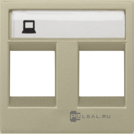Накладка
Zenit,  двойная,   цвет - шампань,  пластмасса,  N2218.2 CV,  2CLA221820N1901,  ABB
 - PULSAL.RU