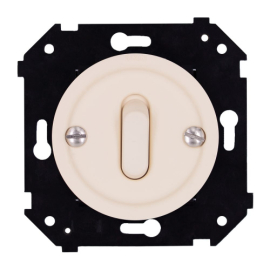 Кнопка клавишная
Шедель Бриз,  одноклавишный,   цвет - песочное золото матовый,  пластмасса,  B3-220-24M-PB,  Bironi
 - PULSAL.RU