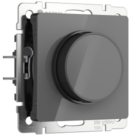 Светорегулятор (диммер) 600 Вт/ВА, для LED 200 Вт/ВА
Alumax,  Split,  Slab,  Senso,  Baguette,  Acrylic,  Platinum,  Elite,  Snabb,  Stream,  Flock,  Stark,  Fiore,  Favorit,  Diamant,  Aluminium,  Antik,  Metallic,  поворотно-нажимной,  лампы накаливания и галогенные 220В (R),  лампы с электронным (емкостным) трансформ.(C),  диммируемые лампы LED 220В (LEDi тип C),   цвет - графит акрил,  пластмасса,  W1142044,  a064094,  Werkel
 - PULSAL.RU