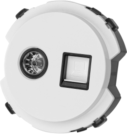 Розетка оконечная TV+RJ45 Cat.5 (UTP)
Байкал,  телевизионная (TV),  одинарная,   цвет - белый,  пластмасса,  SQ1819-0019,  TDM
 - PULSAL.RU