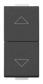 Выключатель жалюзи NO+NO
Neve Up,  без фиксации,  без подсветки,   цвет - карбон матовый,  пластмасса,  09062.CM VIM,  09062.CM,  Vimar
 - PULSAL.RU