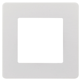 Рамка Сатин
Эра 12,  1 пост,   цвет - белый сатин,  вертикальная,  горизонтальная,  пластмасса,  Б0052499,  12-5101-01,  ЭРА
 - PULSAL.RU