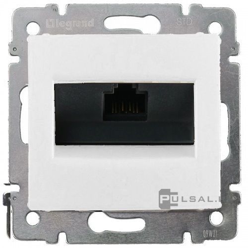 Розетка компьютерная RJ45 Cat.6 (UTP) с монтажными лапками
Valena,  одинарная,   цвет - белый,  пластмасса,  774246,  7 742 46,  Legrand
 - PULSAL.RU Розетка компьютерная RJ45 Cat.6 (UTP) с монтажными лапками
Valena,  одинарная,   цвет - белый,  пластмасса,  774246,  7 742 46,  Legrand
 - PULSAL.RU