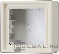 Накладная коробка LS CUBE c рамкой
LS 990,   цвет - слоновая кость,  пластмасса,  LS581AW,  LS 581 A W,  JUNG
 - PULSAL.RU