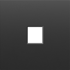 Накладка для механизмов TV, RJ45 и HDMI
S08,  телевизионная (TV),  спутниковая (SAT),  одинарная,   цвет - черный графит,  пластмасса,  DS85957,  Donel
 - PULSAL.RU