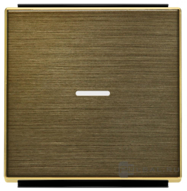 Клавиша с линзой подсветки
SKY,  одноклавишный,  с подсветкой,  с индикацией,   цвет - латунь античная,  металл,  8501.3 OE,  2CLA850130A1201,  ABB
 - PULSAL.RU