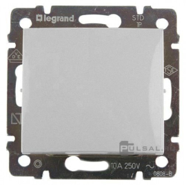 Кнопка Н.О.
Valena,  одноклавишный,  без подсветки,   цвет - алюминий,  пластмасса,  770111,  7 701 11,  Legrand
 - PULSAL.RU