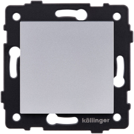 Кнопка Н.О.
Aspekt,  Eleganz,  Reflex,  одноклавишный,   цвет - серый,  пластмасса,  REA-S-005GY,  Kollinger
 - PULSAL.RU