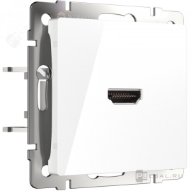 Розетка HDMI
Alumax,  Split,  Slab,  Senso,  Baguette,  Acrylic,  Platinum,  Elite,  Snabb,  Stream,  Flock,  Stark,  Fiore,  Favorit,  Diamant,  Aluminium,  Antik,  Metallic,   цвет - белый,  пластмасса,  W1186001,  a051121,  Werkel
 - PULSAL.RU