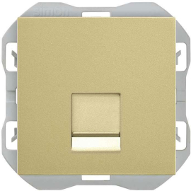 Розетка компьютерная RJ45 Cat.6 (UTP)
Simon 270,  одинарная,   цвет - бронза матовая,  пластмасса,  20000187-097,  Simon
 - PULSAL.RU
