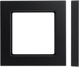 Рамкa Slim Line
Epsilon,  1 пост,   цвет - черный матовый,  вертикальная,  горизонтальная,  пластмасса,  K14-145-01.E/SWM,  LIREGUS
 - PULSAL.RU