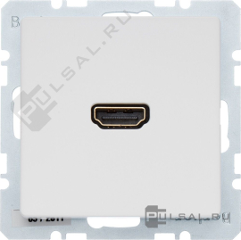 Розетка HDMI с прямым гнездом
Q.1,  Q.3,  Q.7,   цвет - белый бархат,  пластмасса,  3315426089,  33 1542 60 89,  Berker
 - PULSAL.RU