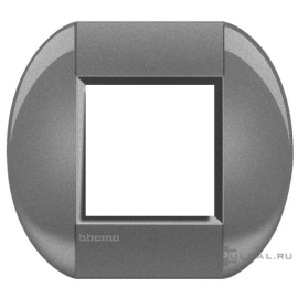 Рамка овальная
LivingLight,  1 пост,   цвет - серый,  горизонтальная,  пластмасса,  LNB4802TG,  BTicino
 - PULSAL.RU