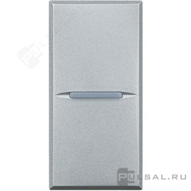 Кнопка Н.О. Axial
Axolute,  Axolute AIR,  одноклавишный,   цвет - алюминий,  пластмасса,  HC4005AN,  BTicino
 - PULSAL.RU